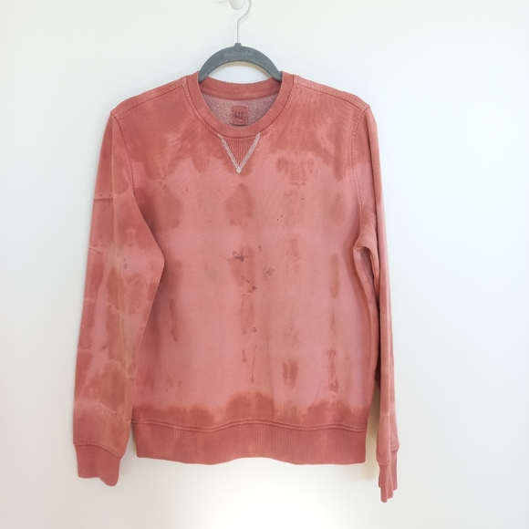 GAP Tops - Gap Crewneck Pullover Sweatshirt S M Tie Dye Cotton Blend Thick Long Sleeves